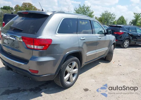 2013 Jeep Grand Cherokee Overland z USA, uszkodzony, nr VIN 1C4RJFCG6DC611798